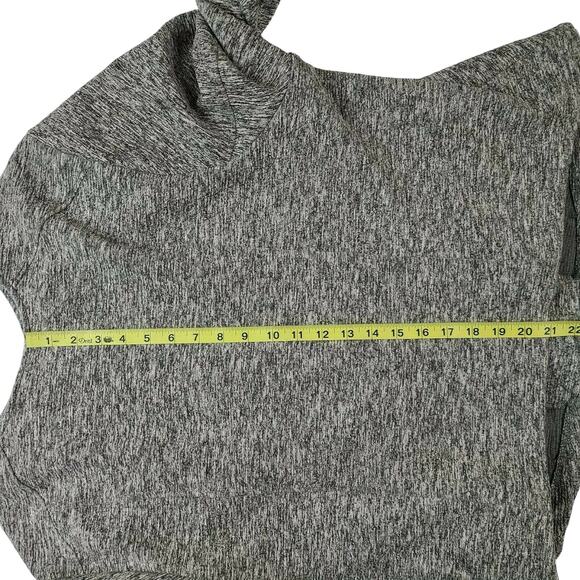 Torrid Gray Knit Zip Moto Jacket SZ 4 4X - Picture 8 of 10